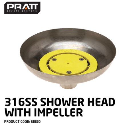 PRATT STAINLESS STEEL SHOWER HEAD ASSEMBLY